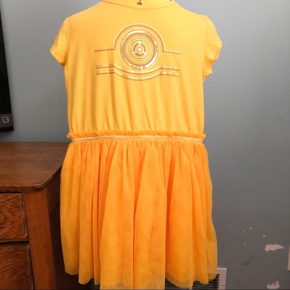 Disney Other - Disney Parks brand C3PO yellow tutu dress